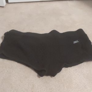 Roxy knit boody shorts size small black